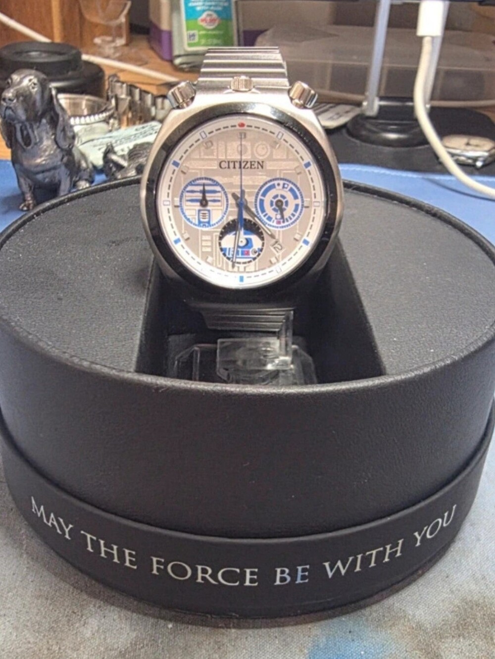 Citizen Tsuno Chrono watch is a Star Wars R2-D2